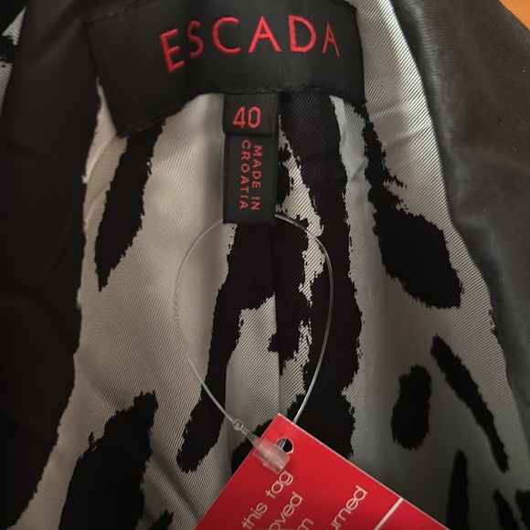 NWOT Escada blazer black size 40 - Picture 5 of 5